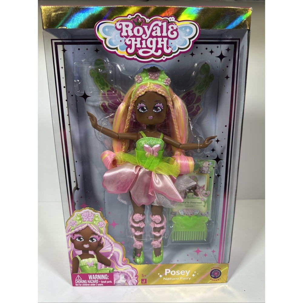 Royale High 9" Fashion Doll Posey The Nature Fairy  Open Box No Code